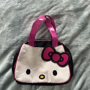 Y2K Hello kitty‎ shimmery sequin Bowling Bag purse